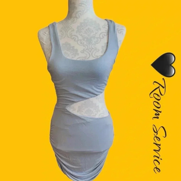 🆕Room Service baby blue dress with cut out - Picture 3 of 10